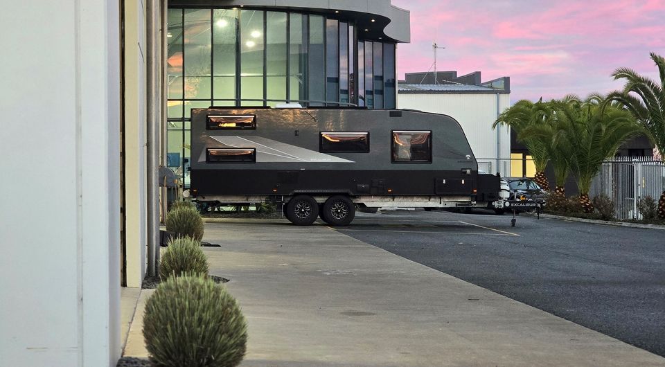 Caravan outside service department